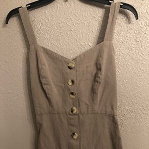 Tan canvas Japna dress